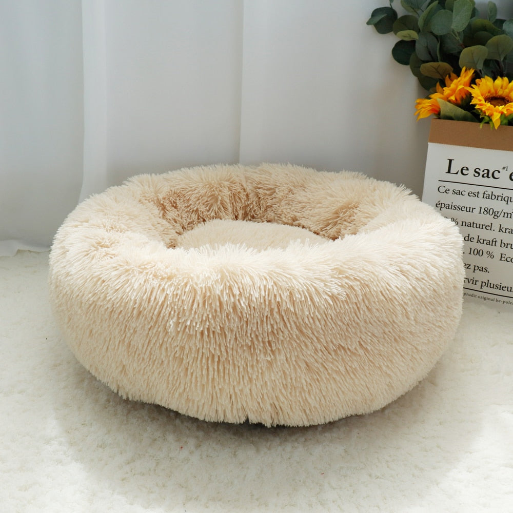 Lit douillet en polaire pour chien et chat.