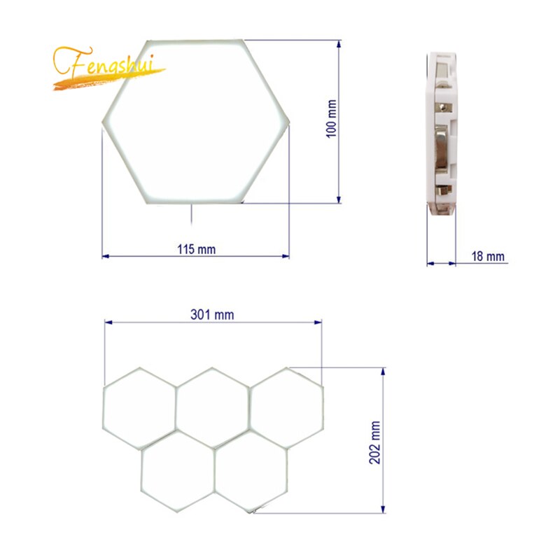 Lampe tactile moderne, veilleuse quantique modulaire bricolage.