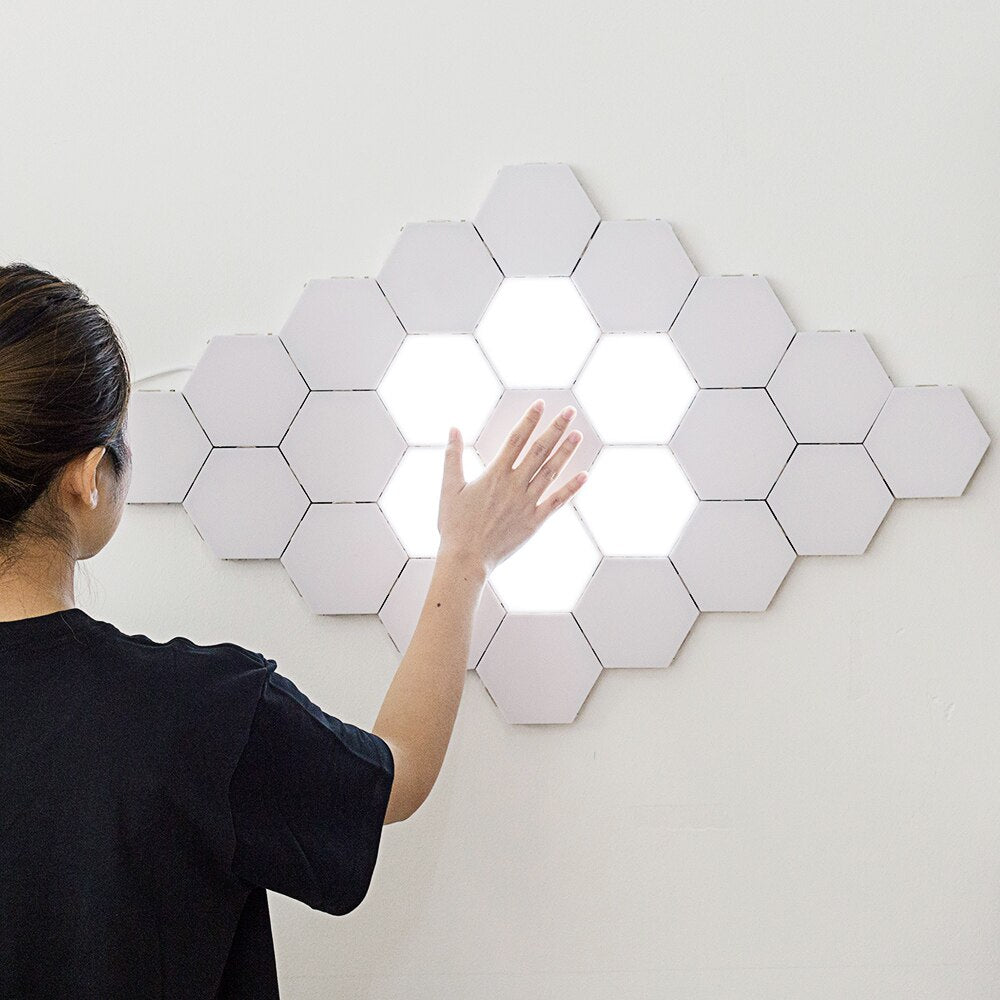 Lampe tactile moderne, veilleuse quantique modulaire bricolage.
