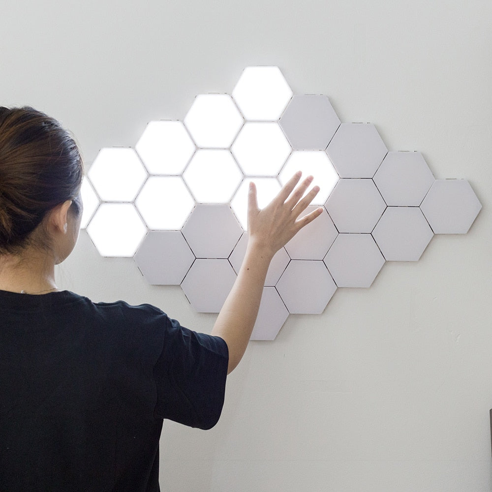 Lampe tactile moderne, veilleuse quantique modulaire bricolage.