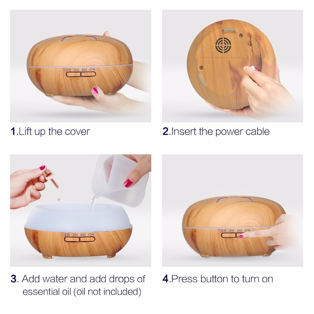 Diffuseur d'huile essentielle.