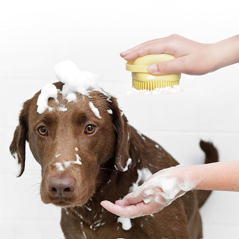 Gants de bain pour chien .