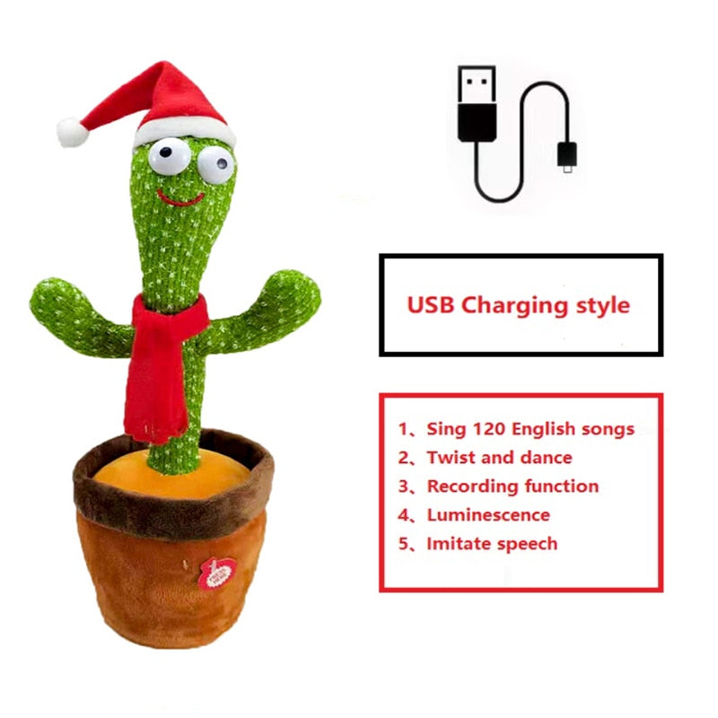 Jouet en peluche Cactus dansant.