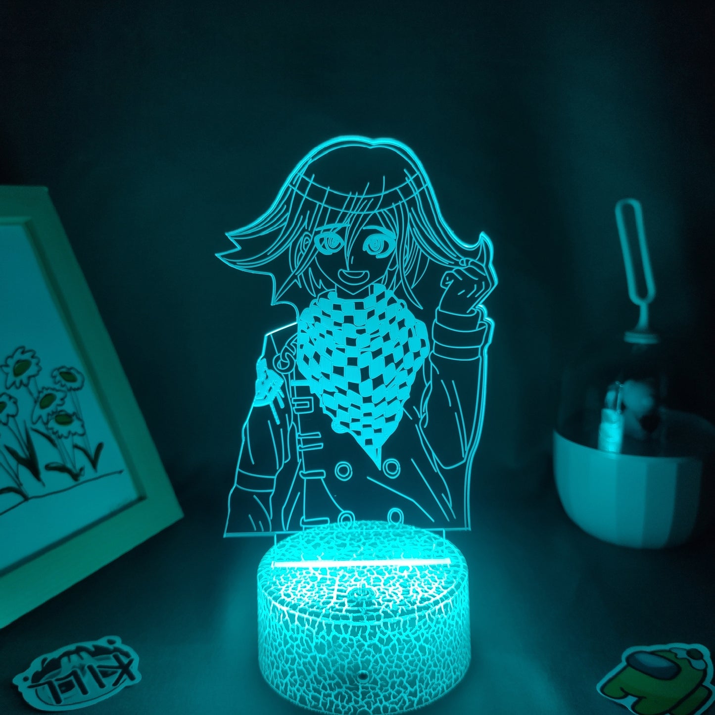 Lampe Led avec personnages du dessin animé.