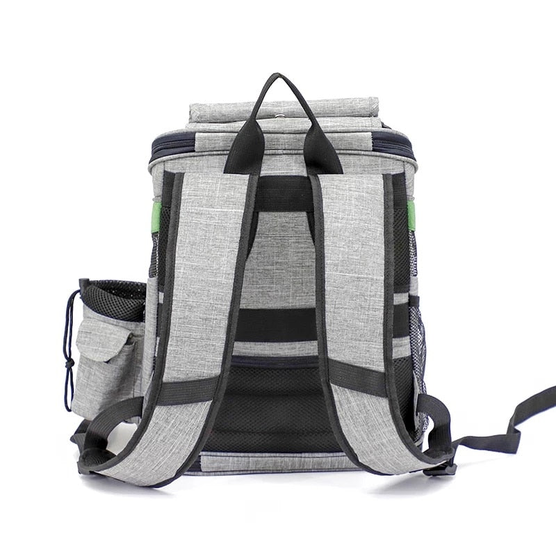 Sac à dos de voyage pour animal de compagnie.