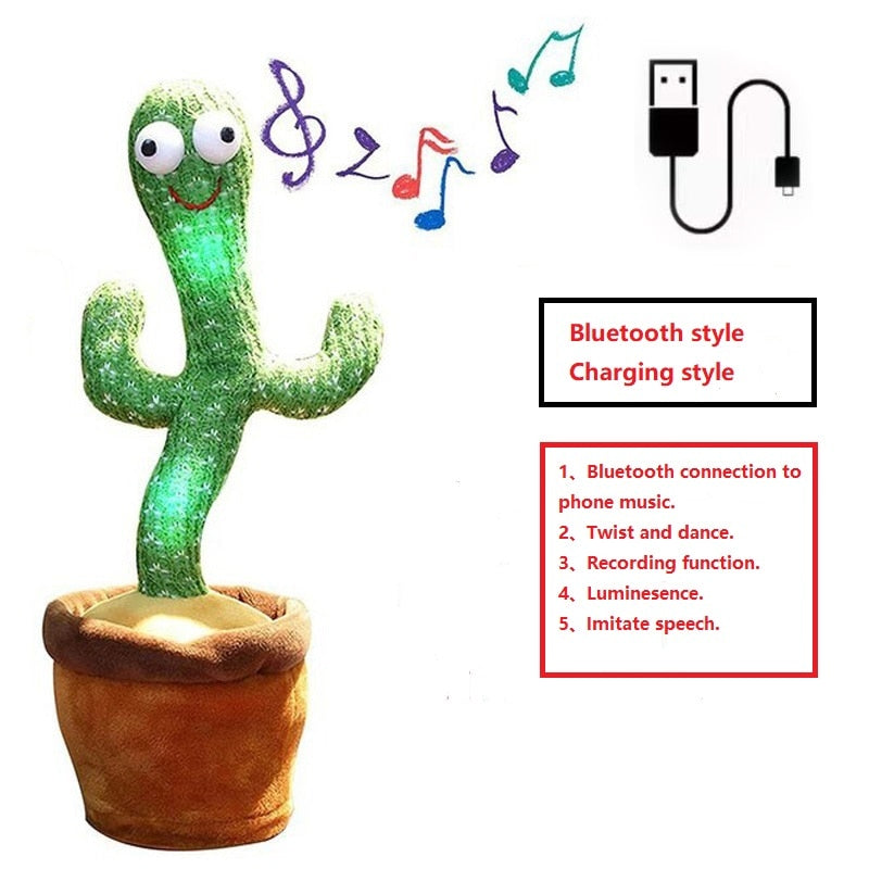Jouet en peluche Cactus dansant.