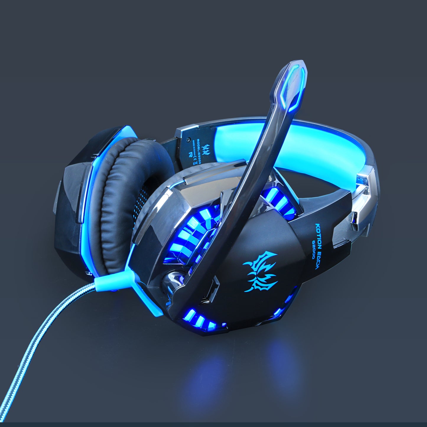 Casque de jeu filaire.