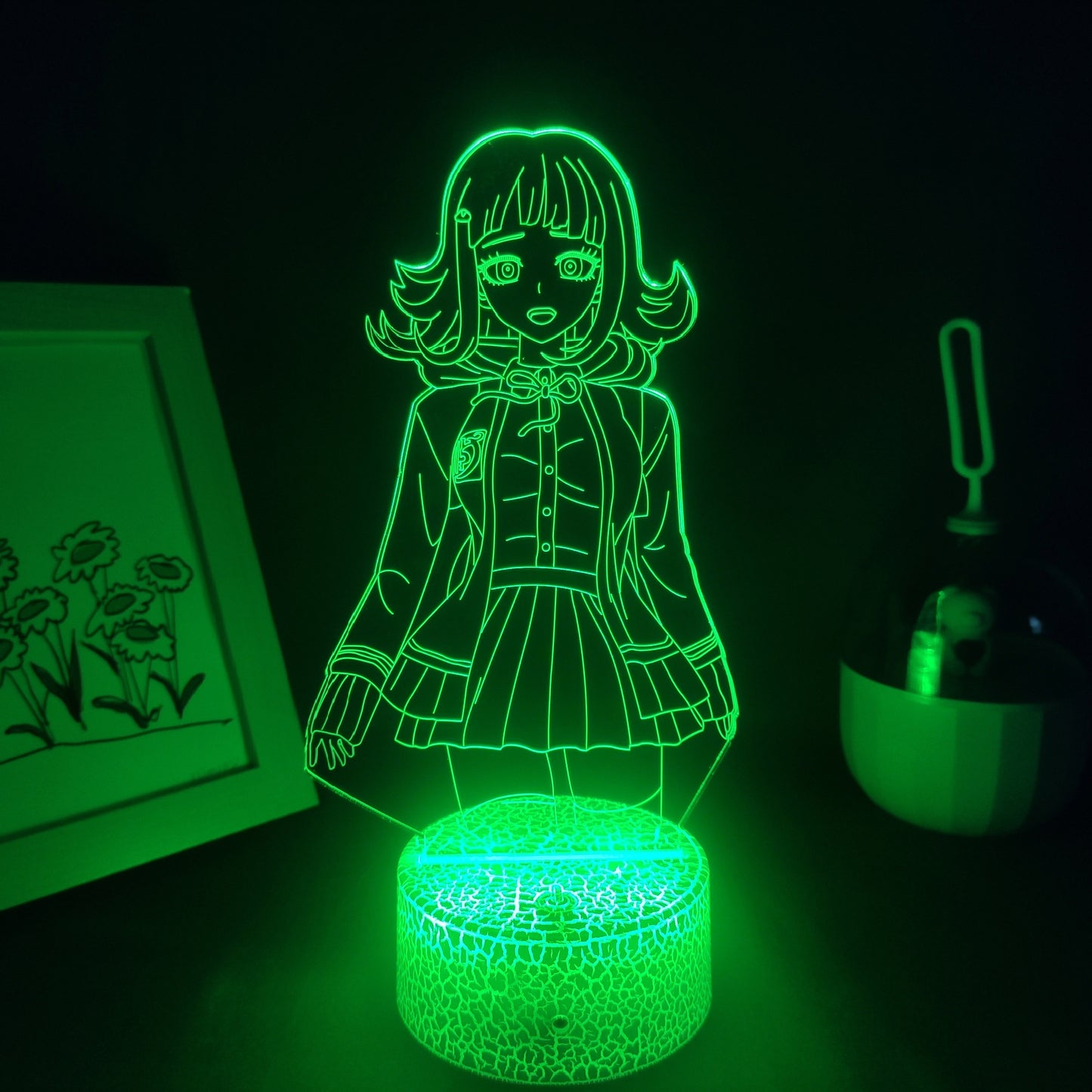 Lampe Led avec personnages du dessin animé.