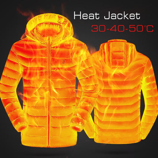 Veste polaire chauffante USB pour homme.