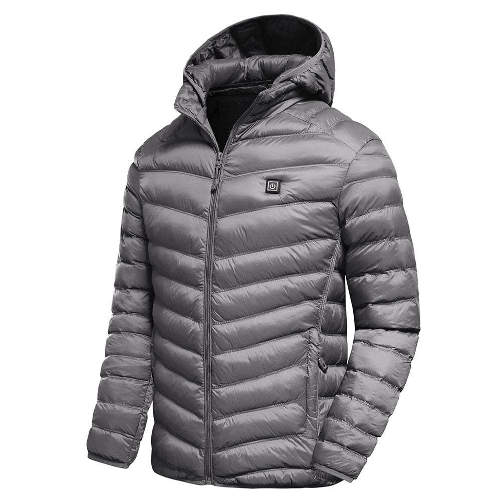 Veste polaire chauffante USB pour homme.