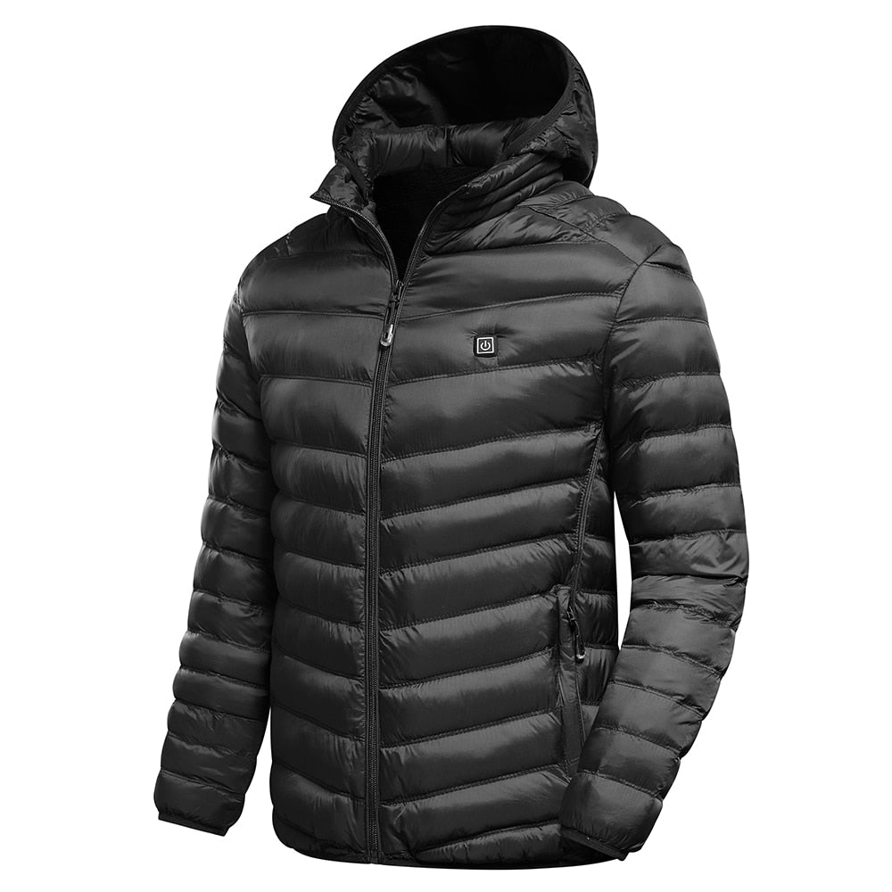 Veste polaire chauffante USB pour homme.