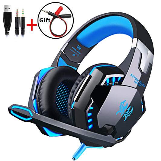 Casque de jeu filaire.