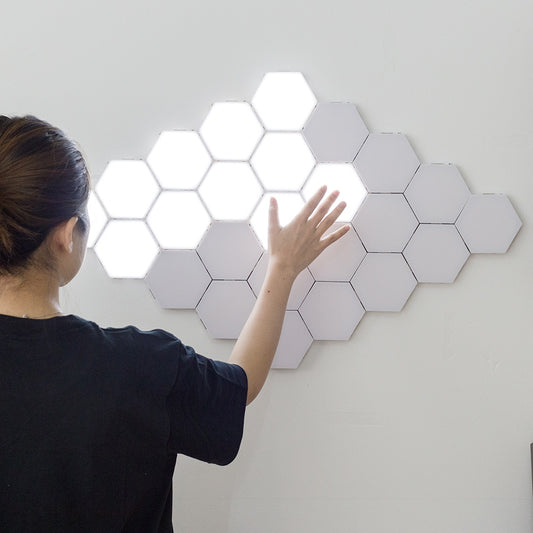 Lampe tactile moderne, veilleuse quantique modulaire bricolage.