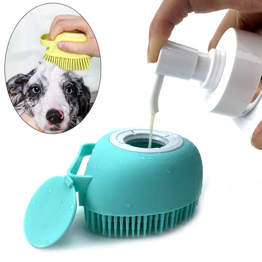 Gants de bain pour chien .