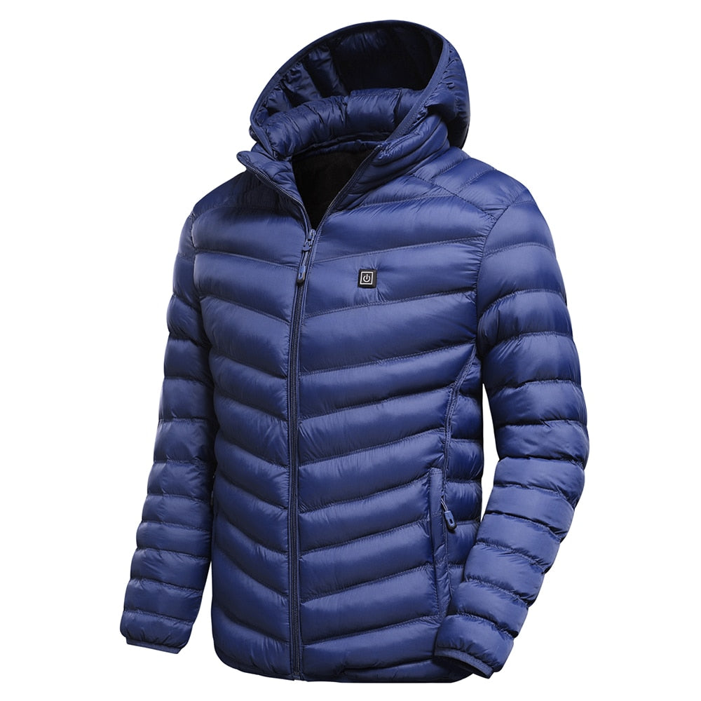 Veste polaire chauffante USB pour homme.