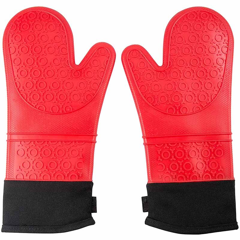 Gant Long en Silicone pour four.