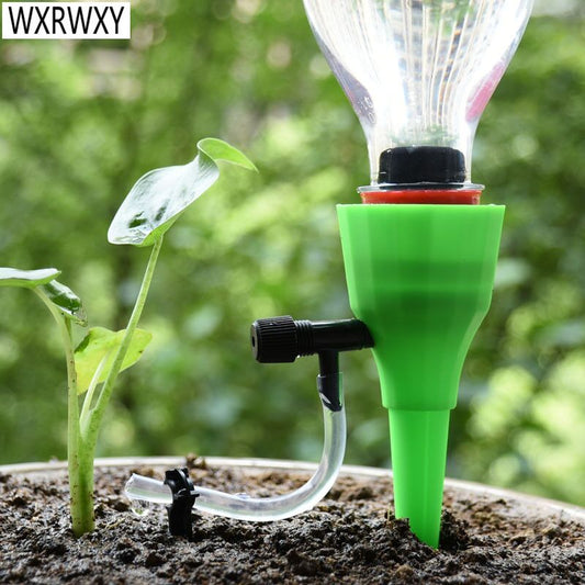 Système d'irrigation goutte-à-goutte automatique.