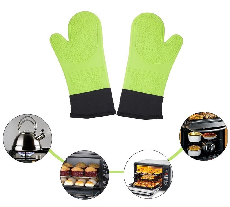 Gant Long en Silicone pour four.