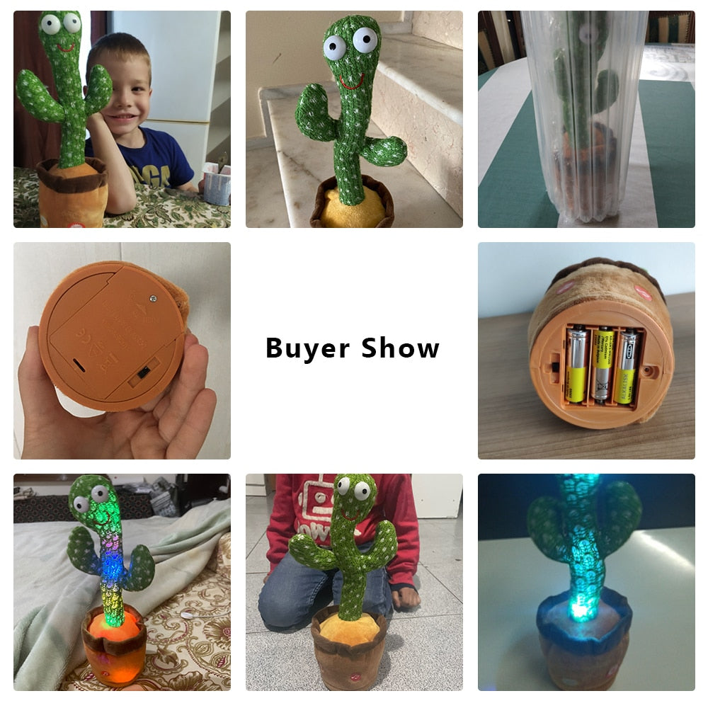 Jouet en peluche Cactus dansant.