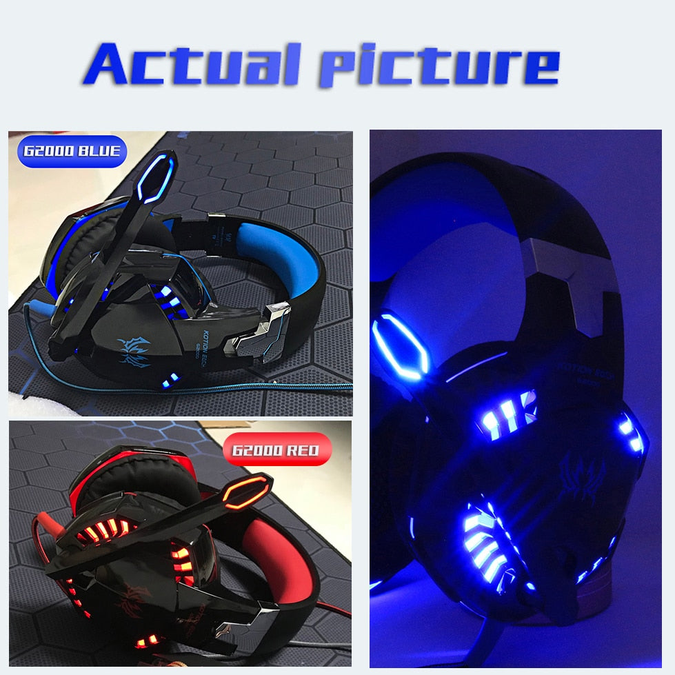 Casque de jeu filaire.