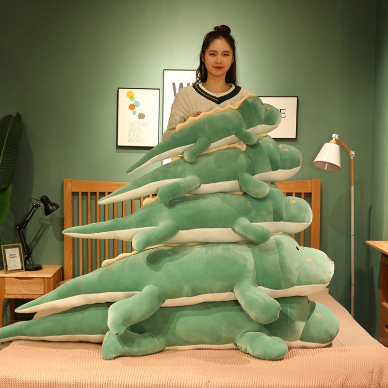 Jouet Crocodile géant en peluche.
