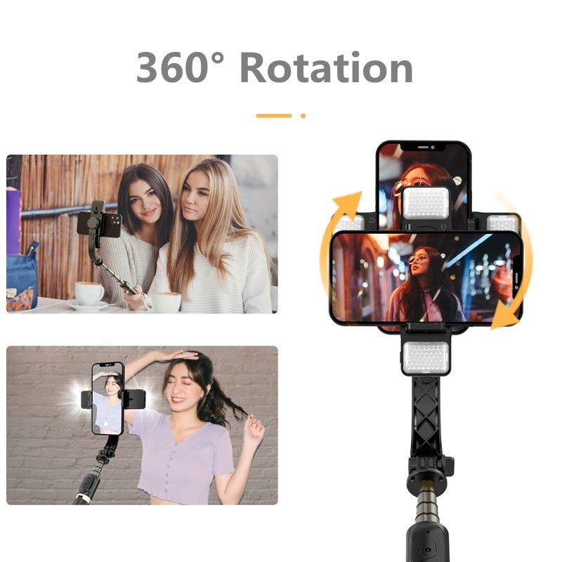stabilisateur de cardan portatif pour téléphone portable.
