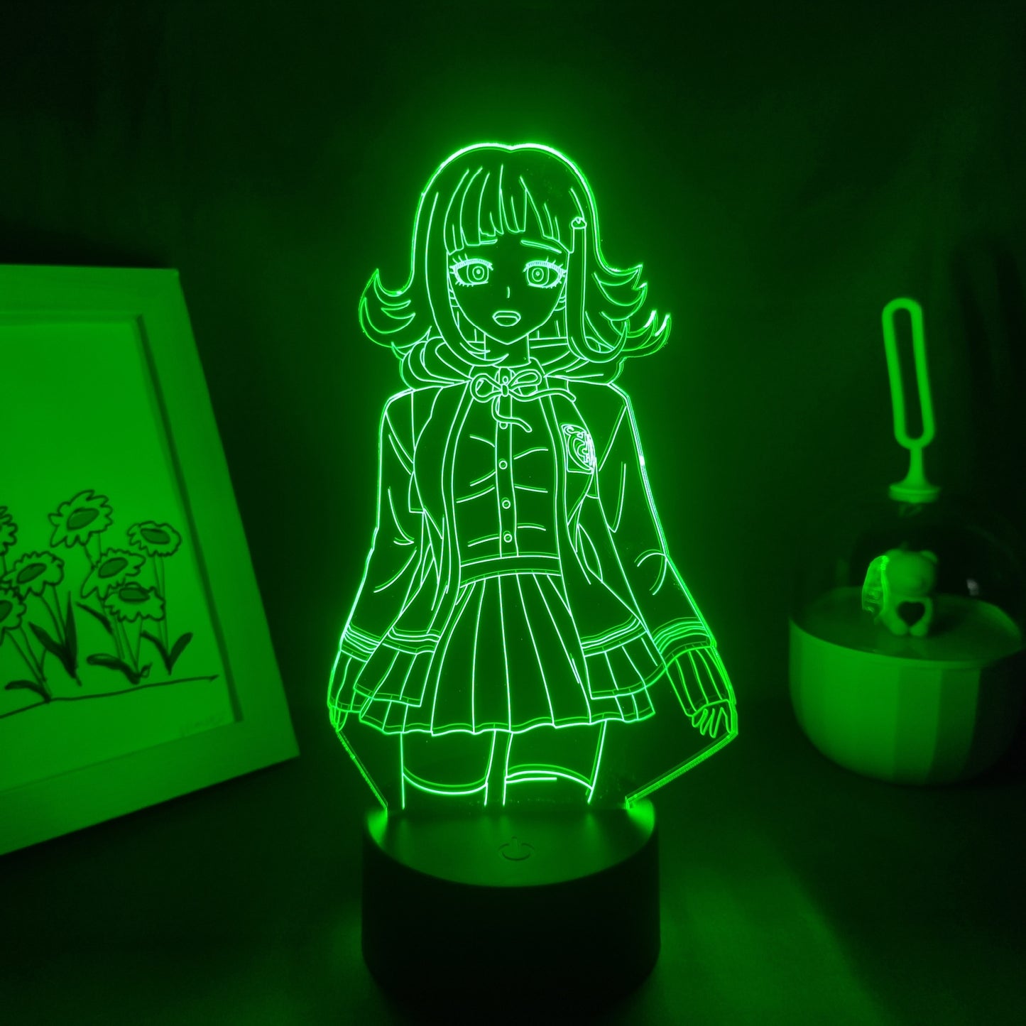 Lampe Led avec personnages du dessin animé.
