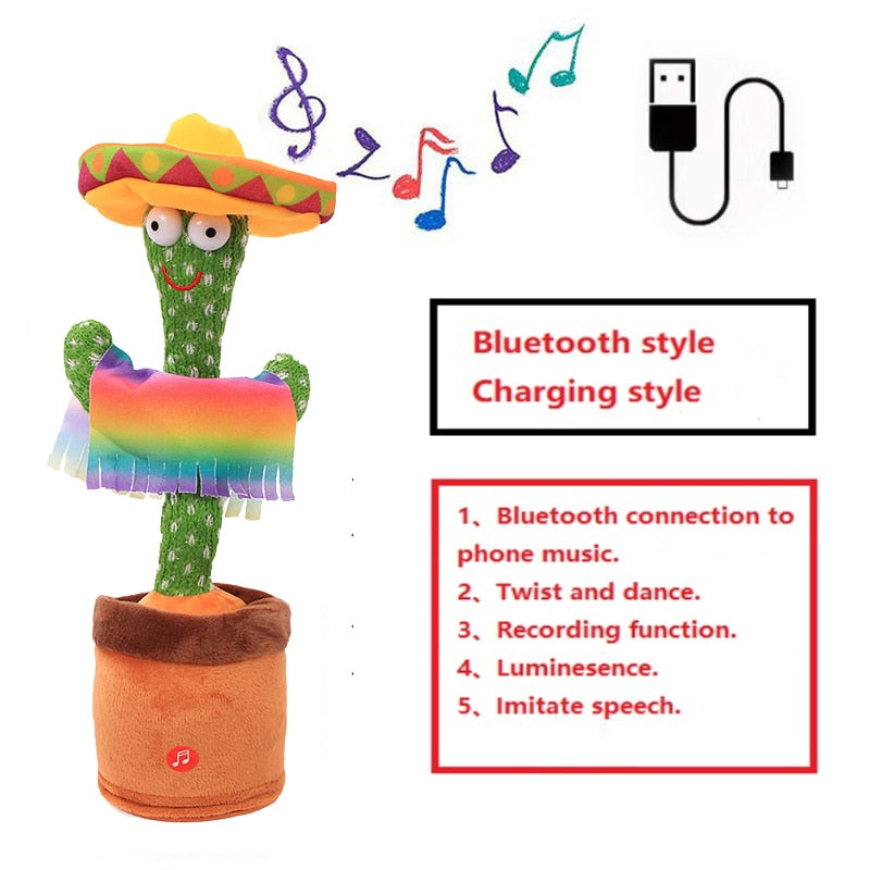 Jouet en peluche Cactus dansant.