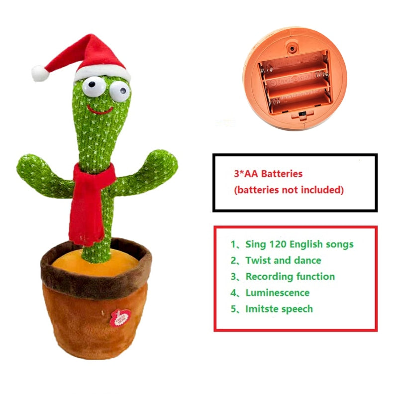 Jouet en peluche Cactus dansant.